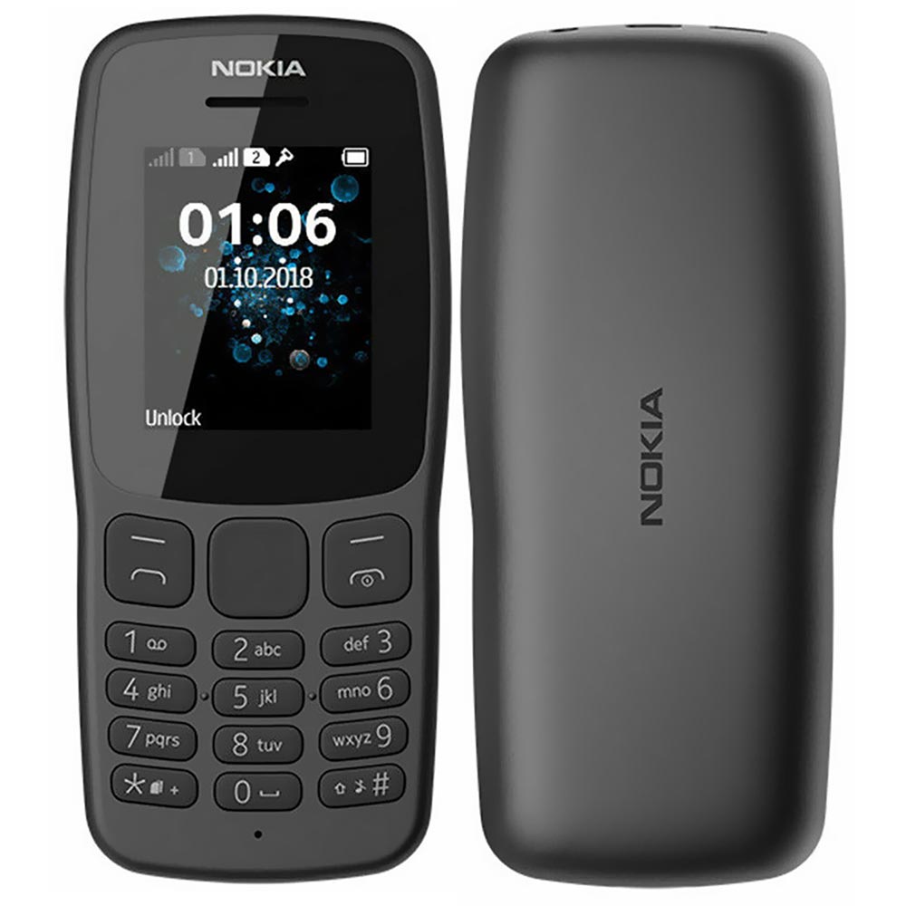 Nokia 106 TA-1114 Dual Sim Negro