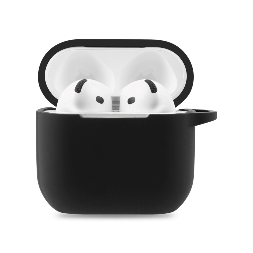 Capa Silicone Apple AirPods 4ª Gen Preto