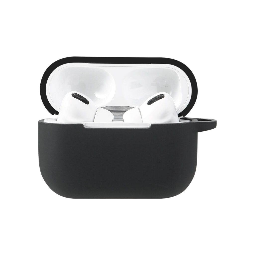 Capa Silicone Apple AirPods Pro 1 e 2 Preto