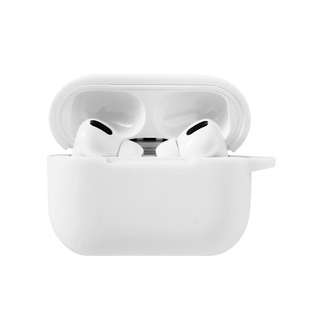 Capa Silicone Apple AirPods Pro 1 e 2 Branco